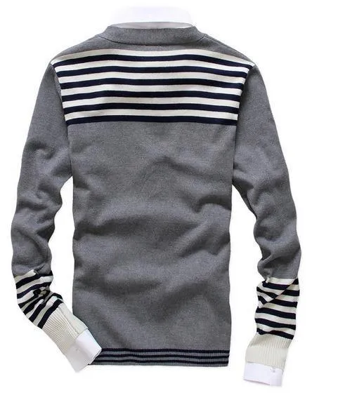 Men's Fashion Cardigan With Stripes