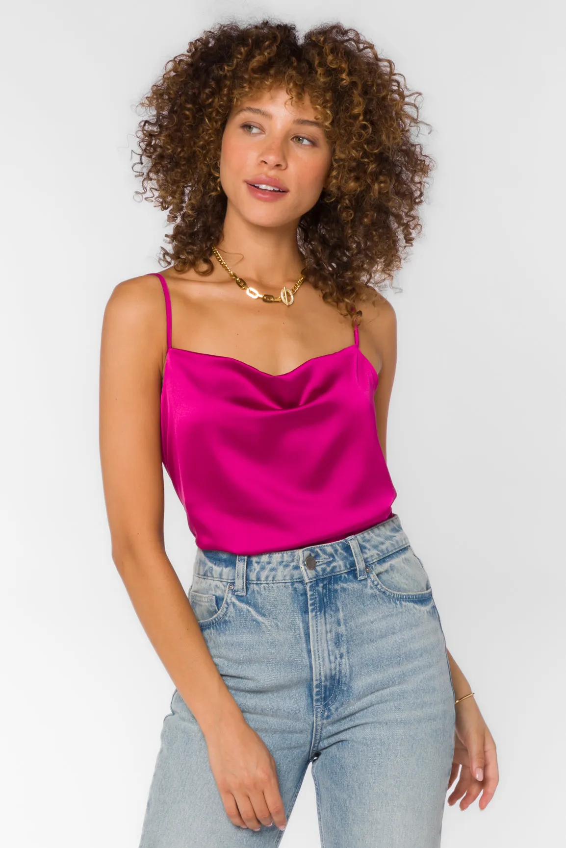 Mindy Fuchsia Top